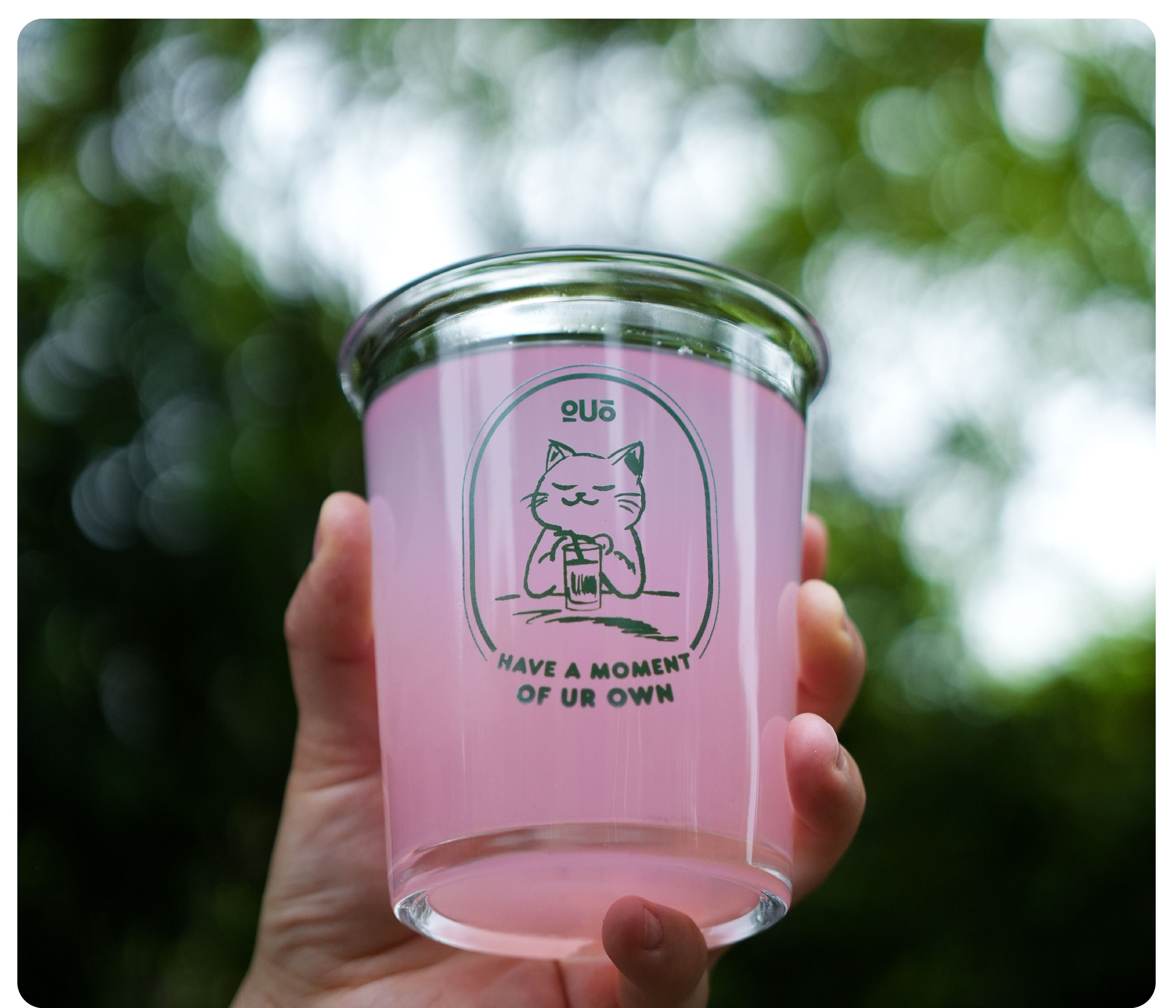 Summer Wild Artisan Glass Tumbler