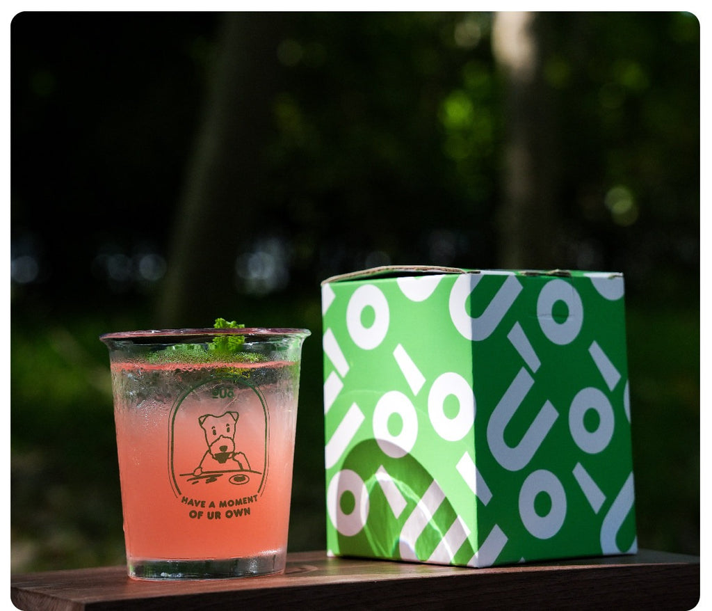 Summer Wild Artisan Glass Tumbler