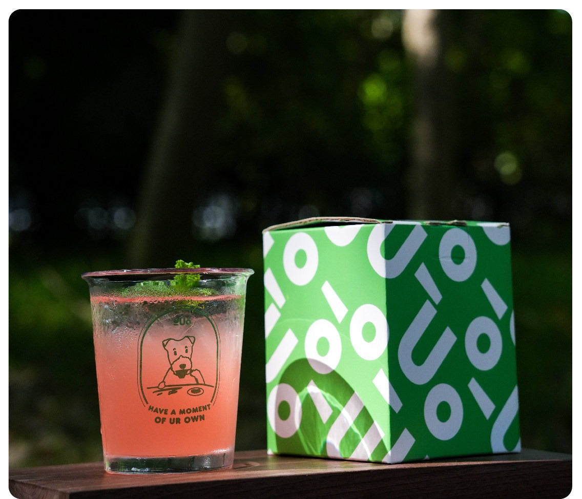 Summer Wild Artisan Glass Tumbler