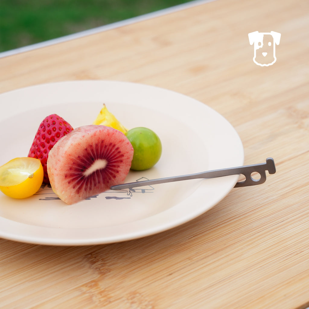 Titanium "Stake" Fruit Fork
